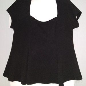 40's retro rockabilly peplum plus size 2xl shirt